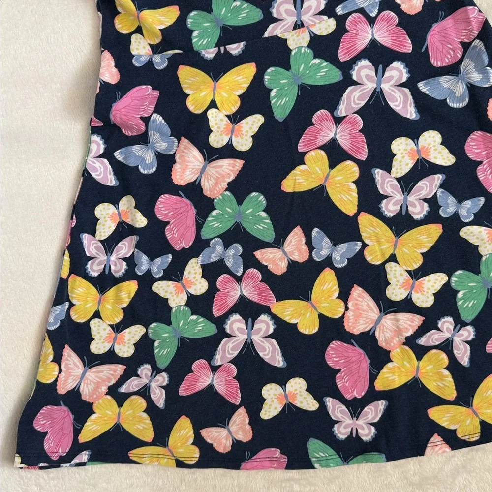 Wonder Nation | Butterfly Print Sleeveless Play Dress Blue/Multicolor (L 10-12) - Picture 11 of 13